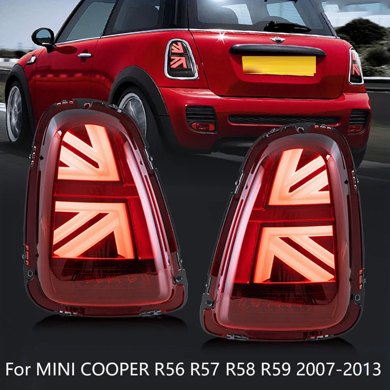 

Автомобильные светодиодные задние фонари для BMW Mini Cooper R55 R56 R57 R58 R59 2007-2010 2011-2013, задний фонарь заднего вида, задние фонари