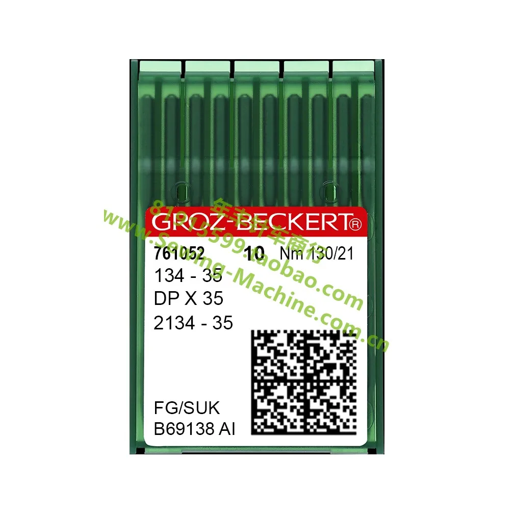 

100 шт., 10 пакетов, немецкая Groz 134-35fg Suk B, средняя круглая промышленная швейная машина, игла Dpx35b по индивидуальному заказу