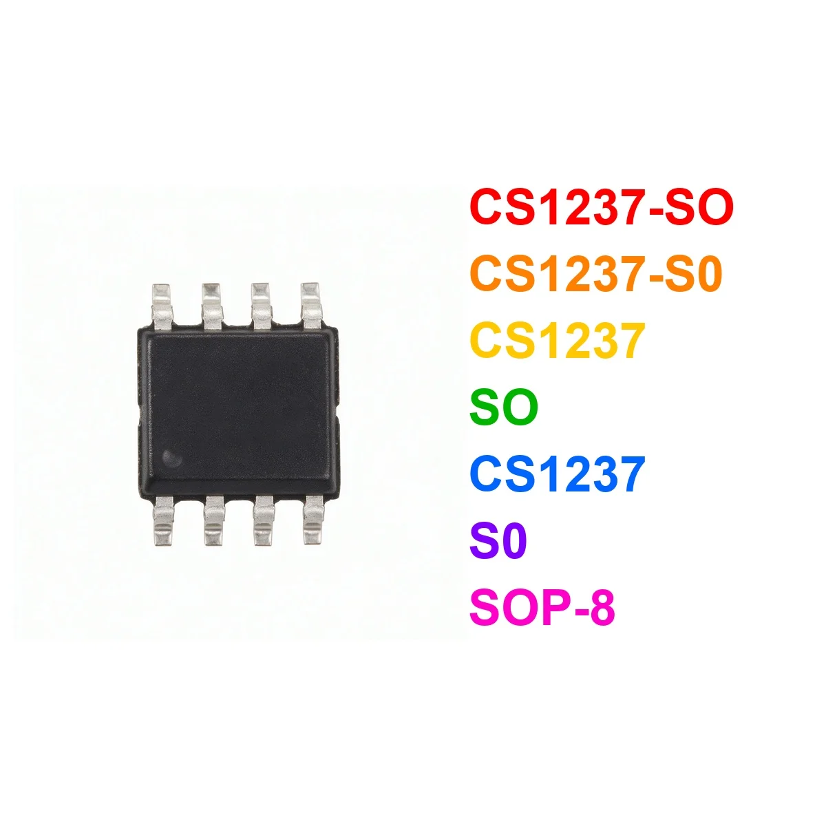 (10piece) CS1237-SO CS1237-S0 CS1237 SO CS1237 S0 sop-8 Chipset
