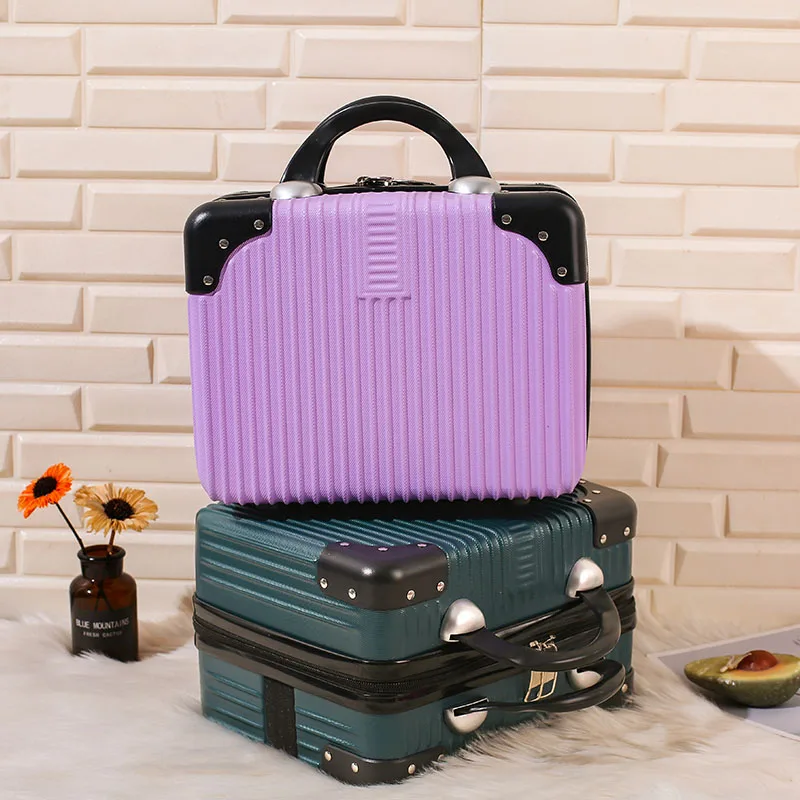 14 "portable makeup bag Makeup case Sweet wind carry-on luggage travel large capacity