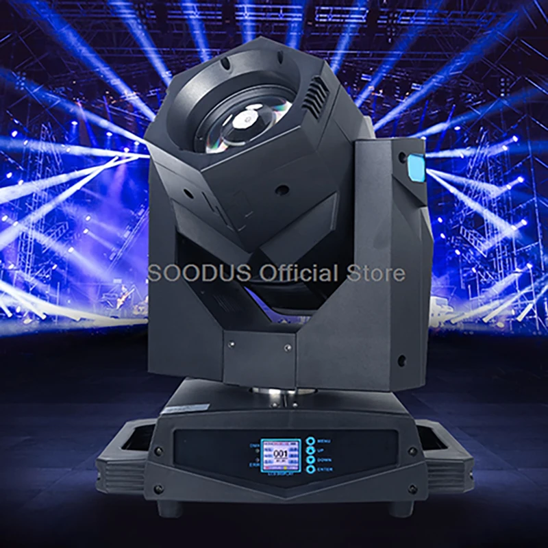 

230W Beam+Spot Light 14 Colors Moving Head Lighting Disco Audience Atmosphere Light DMX Control with Digital Display for DJ KTV