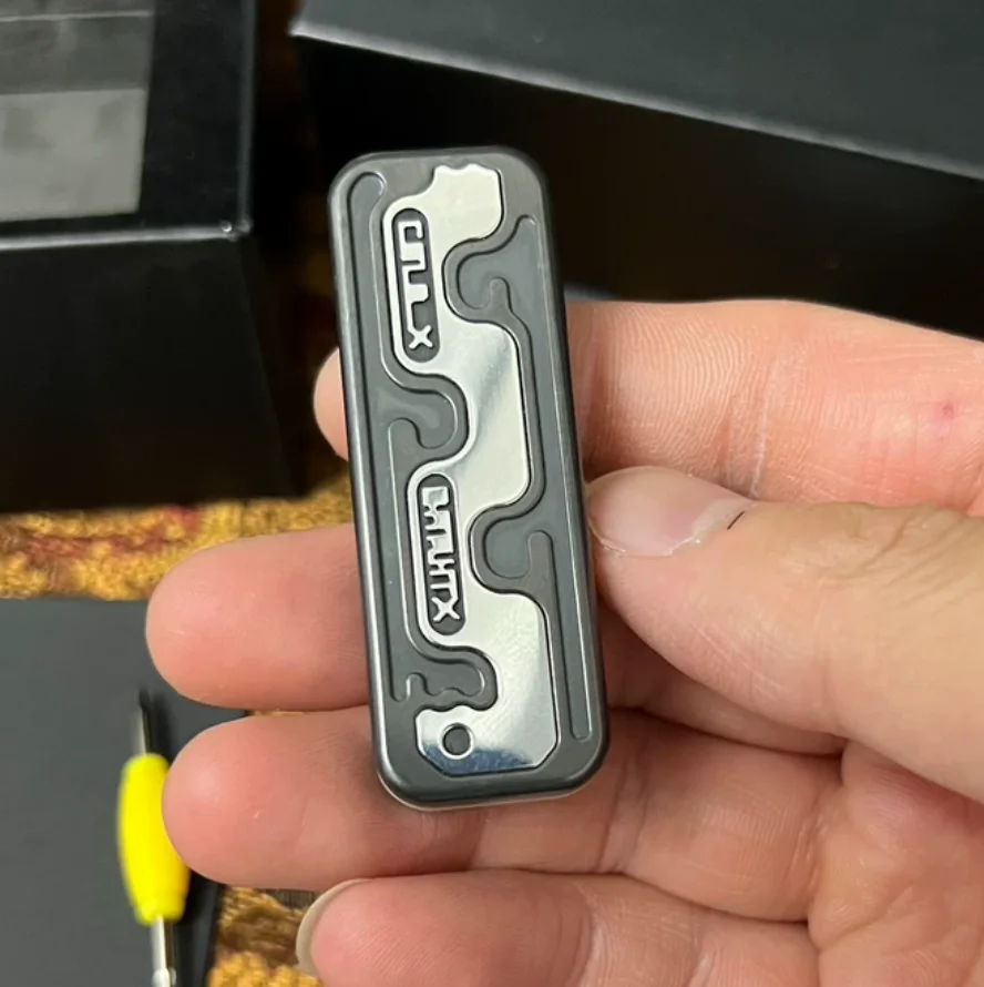 Used EDC Brain pain, brain snake promotion 2.0 Zirconium alloy fidget slider decompression toy