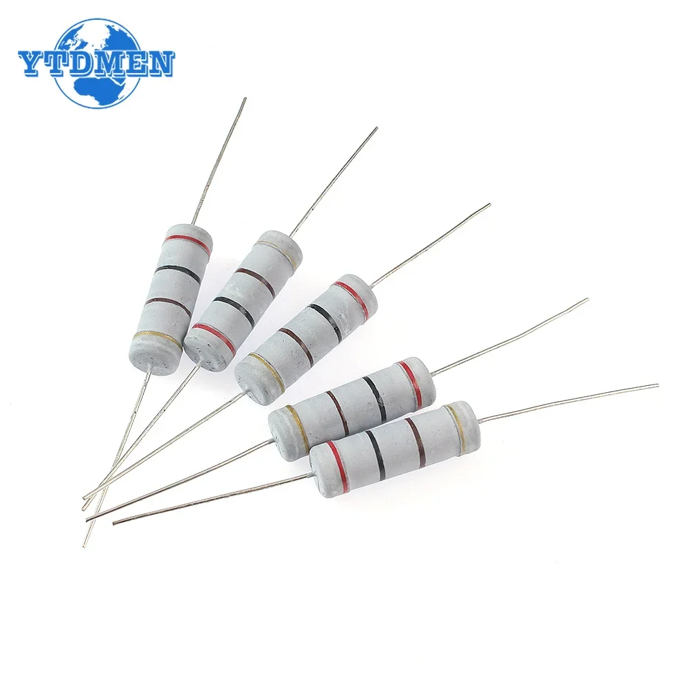 Imagem -03 - Carbon Film Resistor Variedade Kit Ohm Resistência Faça Você Mesmo Kits 1w 2w 3w 0.1r750r 1k820k 150 Pcs 300 Pcs