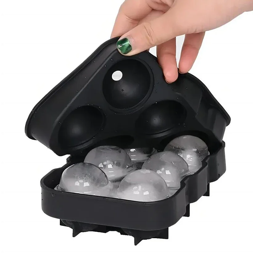 

6 Grid Round Square Ice Cube Ball Large Ice Cube Maker For Whiskey Cocktails and Homemade Keep Drinks Chilled Ice Mold Ice molds
