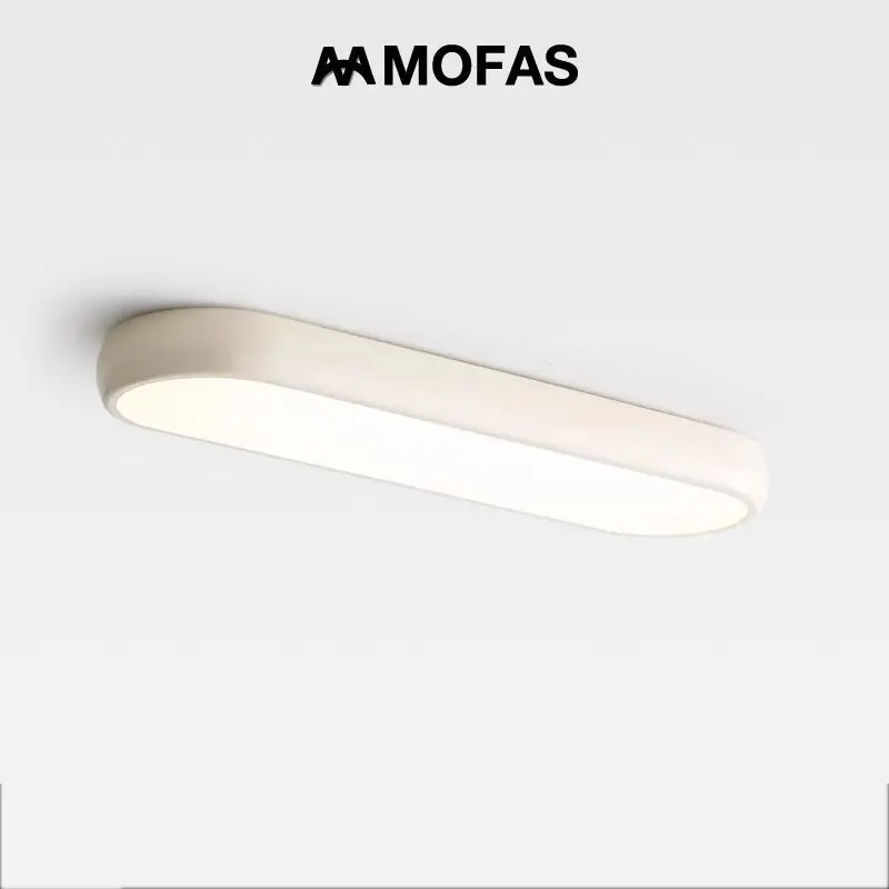 

Energy-saving Strip Ceiling Light Modern Cream Wind Led Eye Protection Balcony Ceiling Cloakroom Corridor Aisle