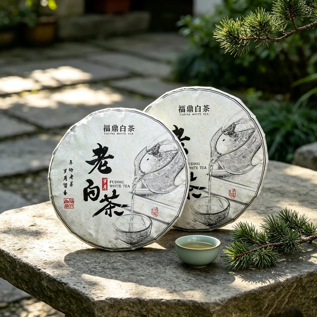 1pc/lot High Quality Fuding Laobaicha Cake Model For Diy Wedding Party Shelf Decoration No Packaging Model