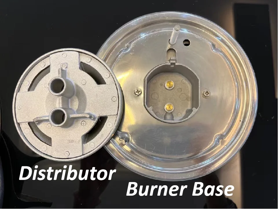 Piano cottura professionale a gas e elettrico da incasso a 4 fuochi: piano cottura a doppio combustibile dal produttore certificato per uso commerciale e domestico ​