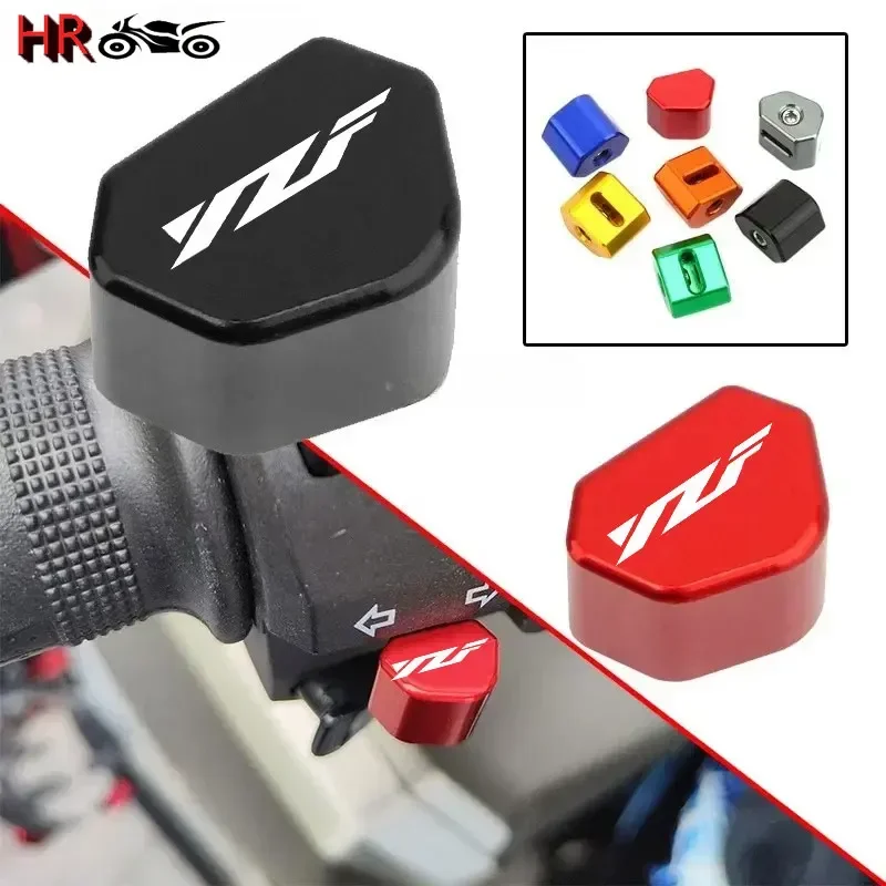 For YAMAHA YZF R1 R3 R6 R25 R125 R1M YZFR1 YZFR6 YZFR3 Accessorie CNC Switch Button Turn Signal Switch Key cap