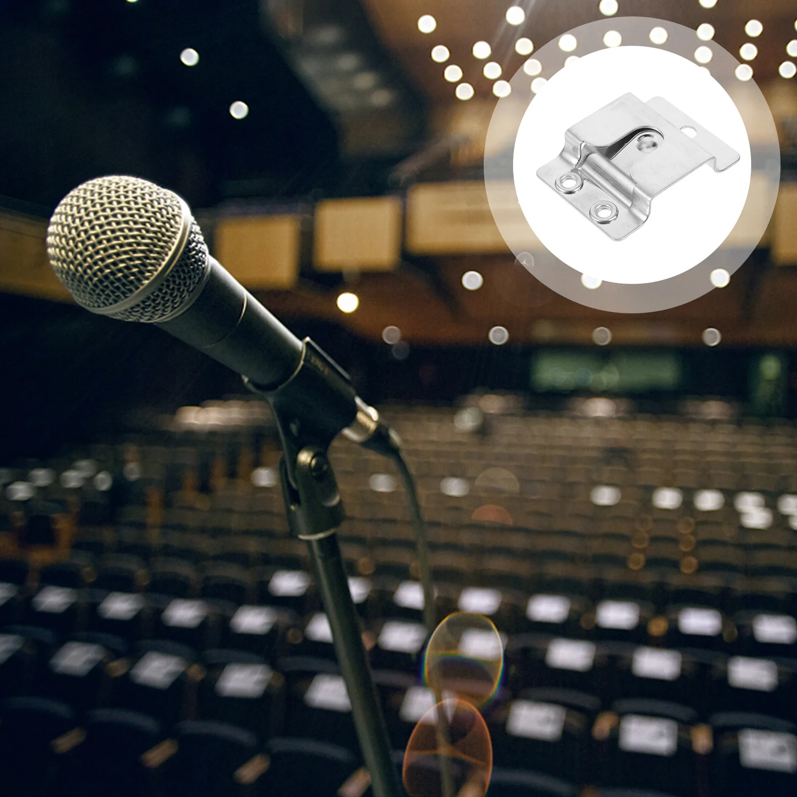 

5pcs Car Microphone Hook Holder Mount For Tm271A Metal Mic Clip Radio Accessories Microphone Stand Replacement