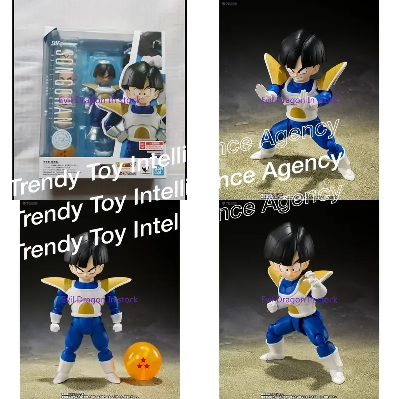 En stock 100% original de Bandai SH Figuarts SHF Dragon Ball Gohan Traje de Batalla Figura de Acción Anime Modelo Coleccionable Juguete