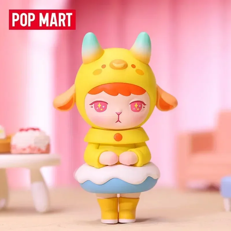 

POP MART Bunny, серия китайского зодиака, милая кукла Kawaii, коллекция слепых коробок, украшение для рабочего стола, экшн-фигурка, подарок на день рождения