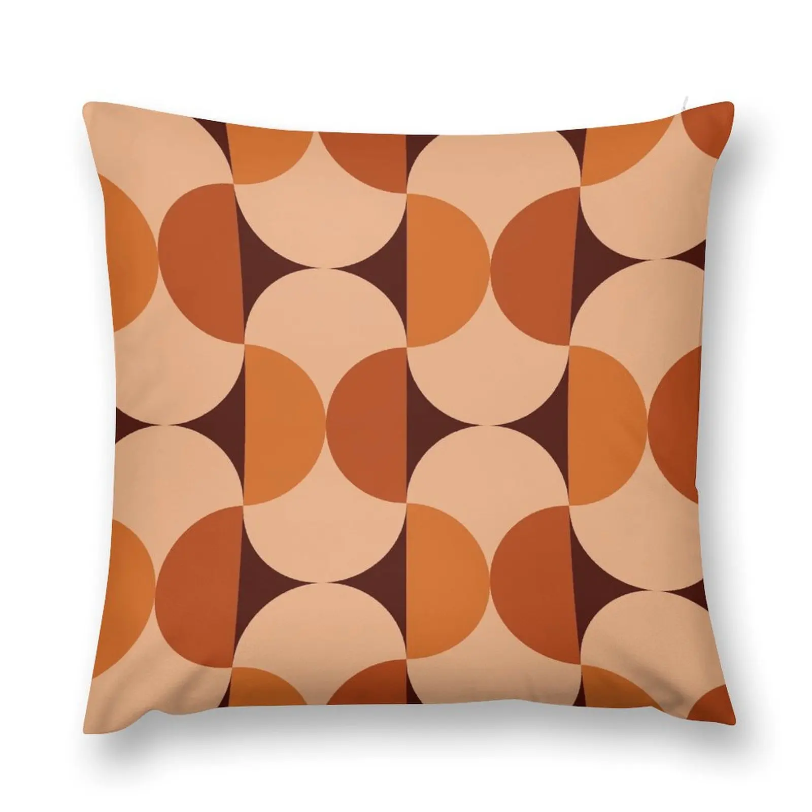 

Retro 60s 70s Beans Capsules Mid-Century Pattern Throw Pillow autumn pillowcase Couch Cushions home decor items pillow