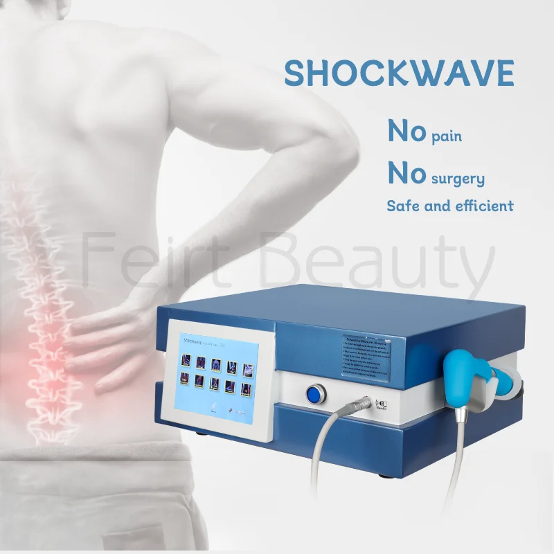 Portable Shockwave Electromagnetic Physiotherapy Wave Shock Physical Therapy Machine Pain Relief device