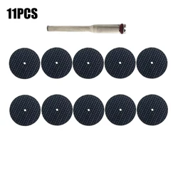 11pcs Dremel Accessories 32mm Cutting Discs Resin Fiber Cut Off Wheel Discs for Rotary Tools Grinding Abrasive Tools
