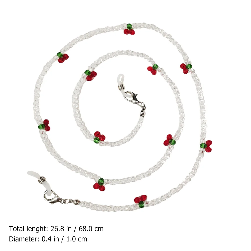 1 قطعة قناع الهتاف حساسة سلسلة مكافحة خسر حزام النظارات تطبيق مريح هدية مكافحة خسر النظارات الحبل