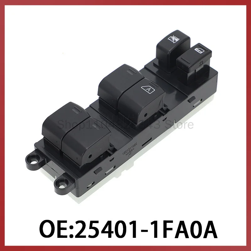 

25401-1FA0A подходит для переключателя стеклоподъемника правого рулевого колеса Nissan Tiida.