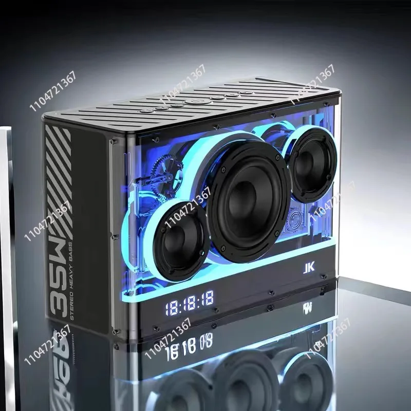 JK-06 سطح المكتب سمّاعات بلوتوث مبردة خفيفة صوت بلوتوث جودة صوت جهير ثقيل