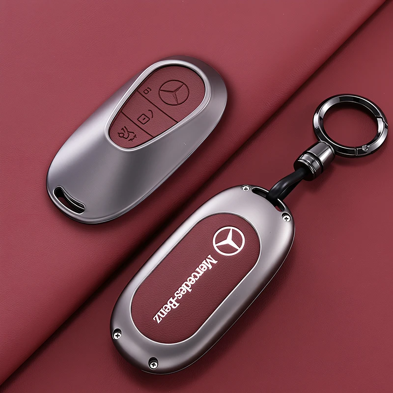 New Style Fashion Car Key Case Cover Shell Fob for Mercedes Benz 2023/24 C/SClass W223 W206 S350L S400L S450L S500L Protector