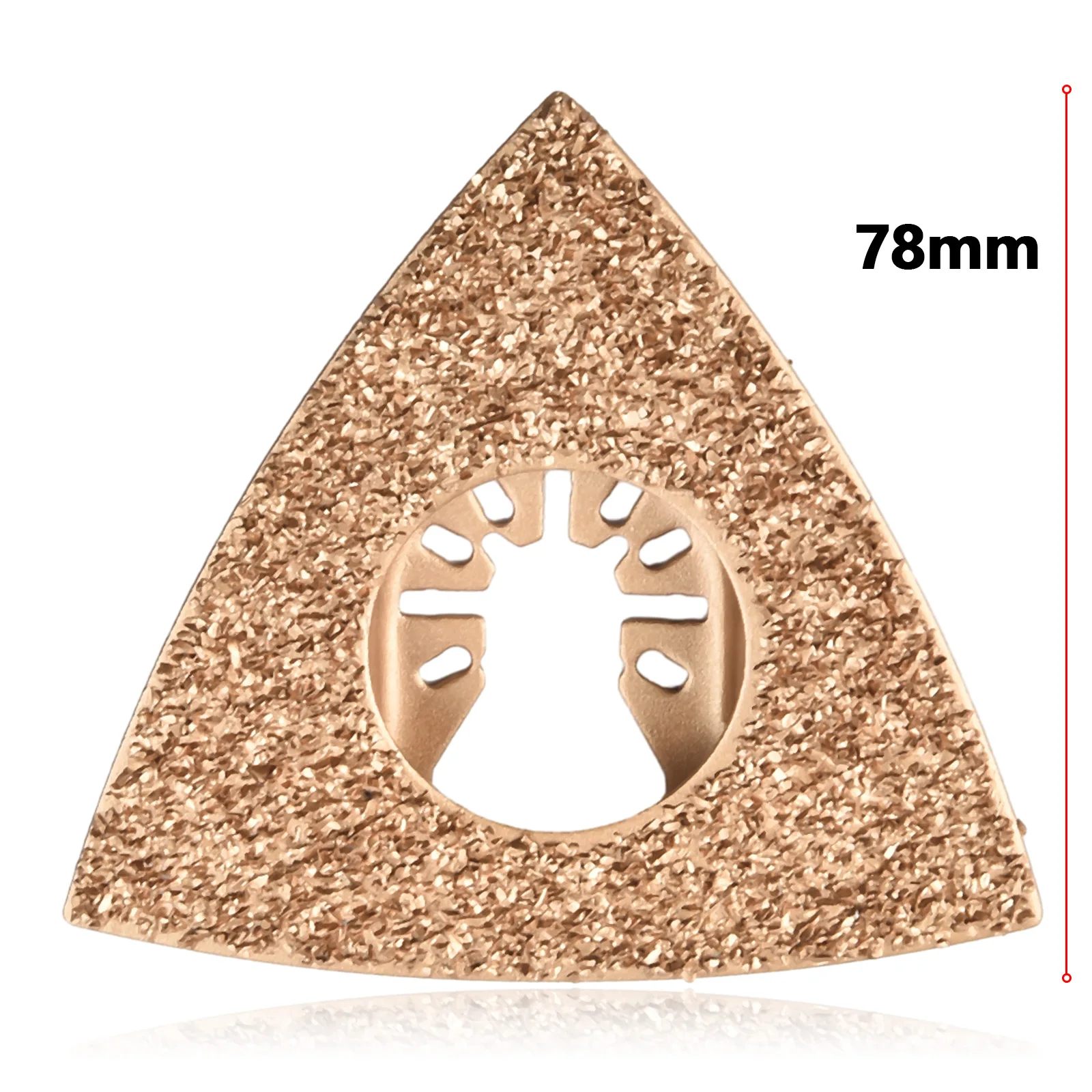 Outil universel de retrait de coulis avec multi-outils oscillants, lame triangulaire de râpe à grain de carbure pour diverses applications