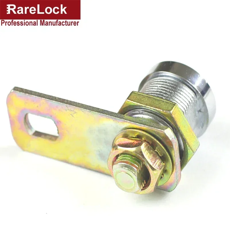 High Security Cam Lock for Cabinet ATM Cash Box Safe Box Equipment Brass Key DIY Furniture Hardware Rarelock JA29 G