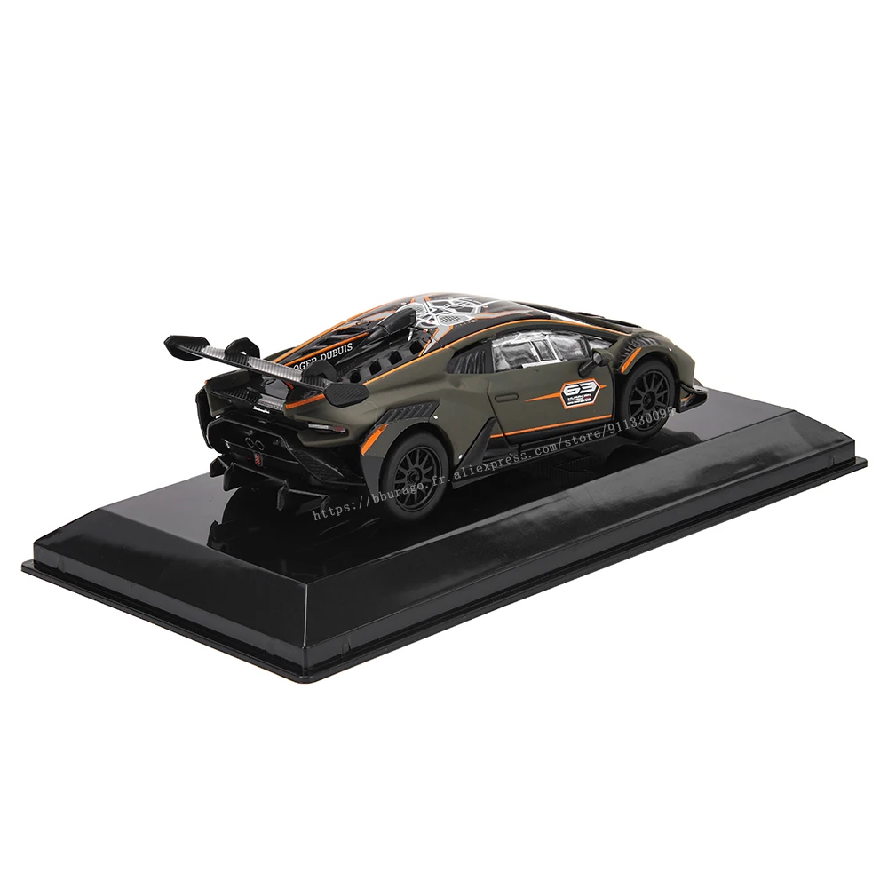 Bburago 1:43 Audi S1 Lamborghini Huracan Super Trofeo EV02 Alloy Luxury Vehicle Diecast Pull Back Cars Model Toy Collection Gift