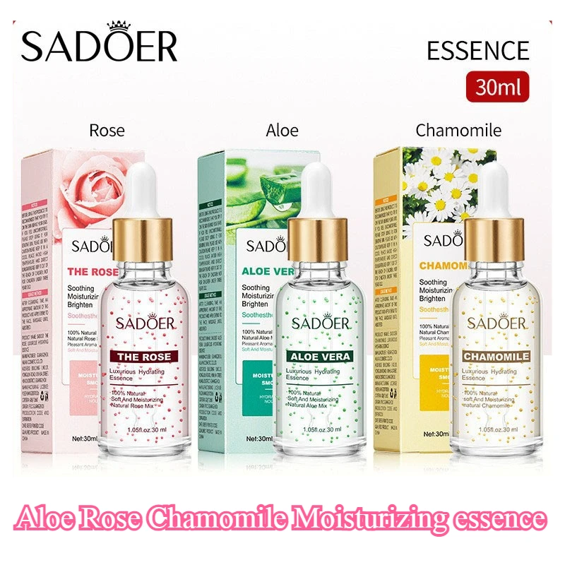 

30ml Rose Gold Luxury Moisturizing Serum Shrinking Pore Hydrating Serum Original Liquid Face Serum Soothing Brighten Skin