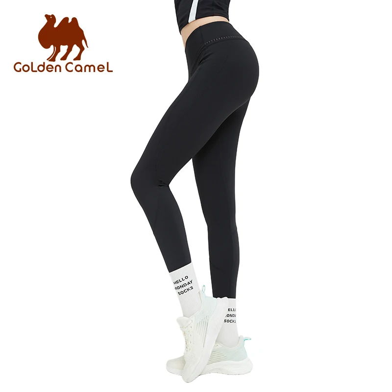 GOLDEN CAMEL Women\'s Yoga Pants Fitness Gym Sports Running Pant for Women Hip-lifting High Elastic Quick-dry Training Trousers