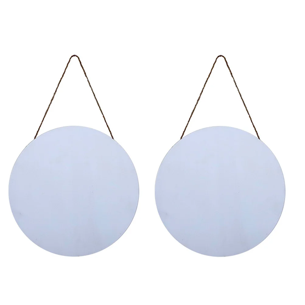

2Pcs Welcome Wood Door Sign DIY Blank Pendant Wooden Hanging Decoration for Festival Party Craft DIY Wood Door Sign