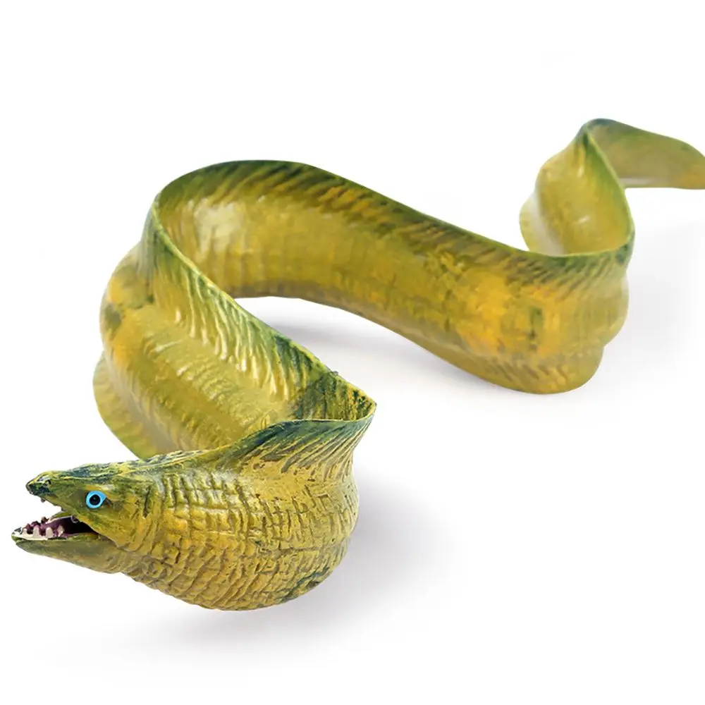Nature Early Learning  Cognition Marine Organism Simulation Sealife Moray Eel Model Electric Eel Figurines