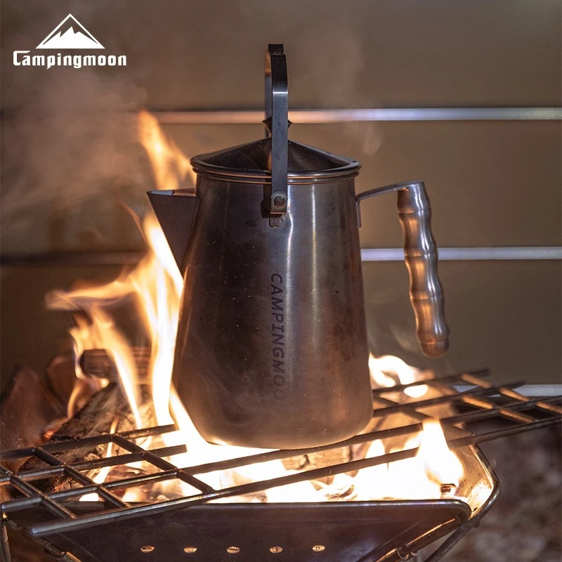 CAMPINGMOON Camping Tea Kettle, Stainless Steel Large Capacity Hand Brewed Coffee Pot, Fire Kettle, SW-6 - AliExpress 18 CAMPINGMOON Camping Tea Kettle, Stainless Steel Large Capacity Hand Brewed Coffee Pot, Fire Kettle, SW-6 - AliExpress 18