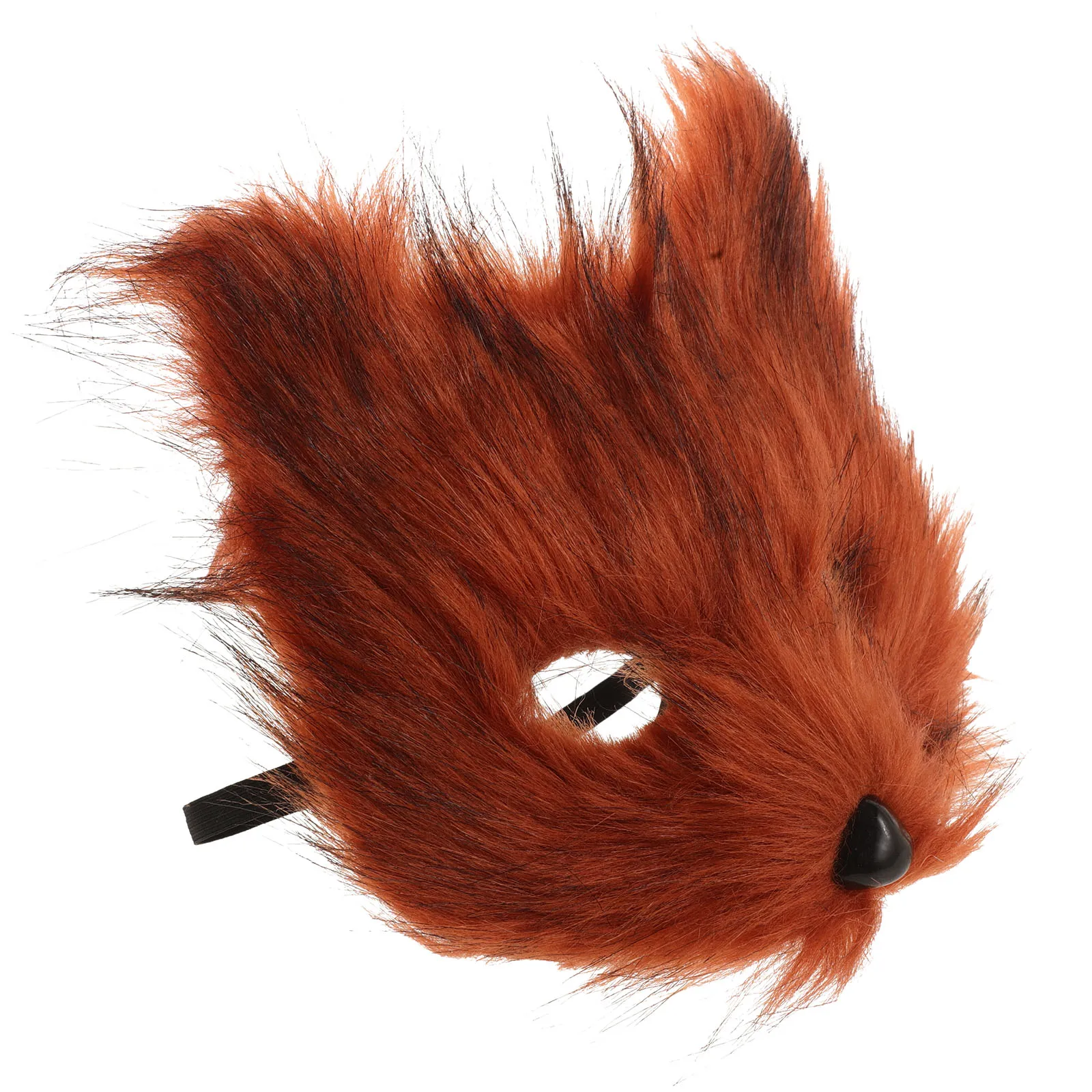 

Half-faced Animal Mask Masks for Adults Halloween Fox Costume Cosplay Men Furry The
