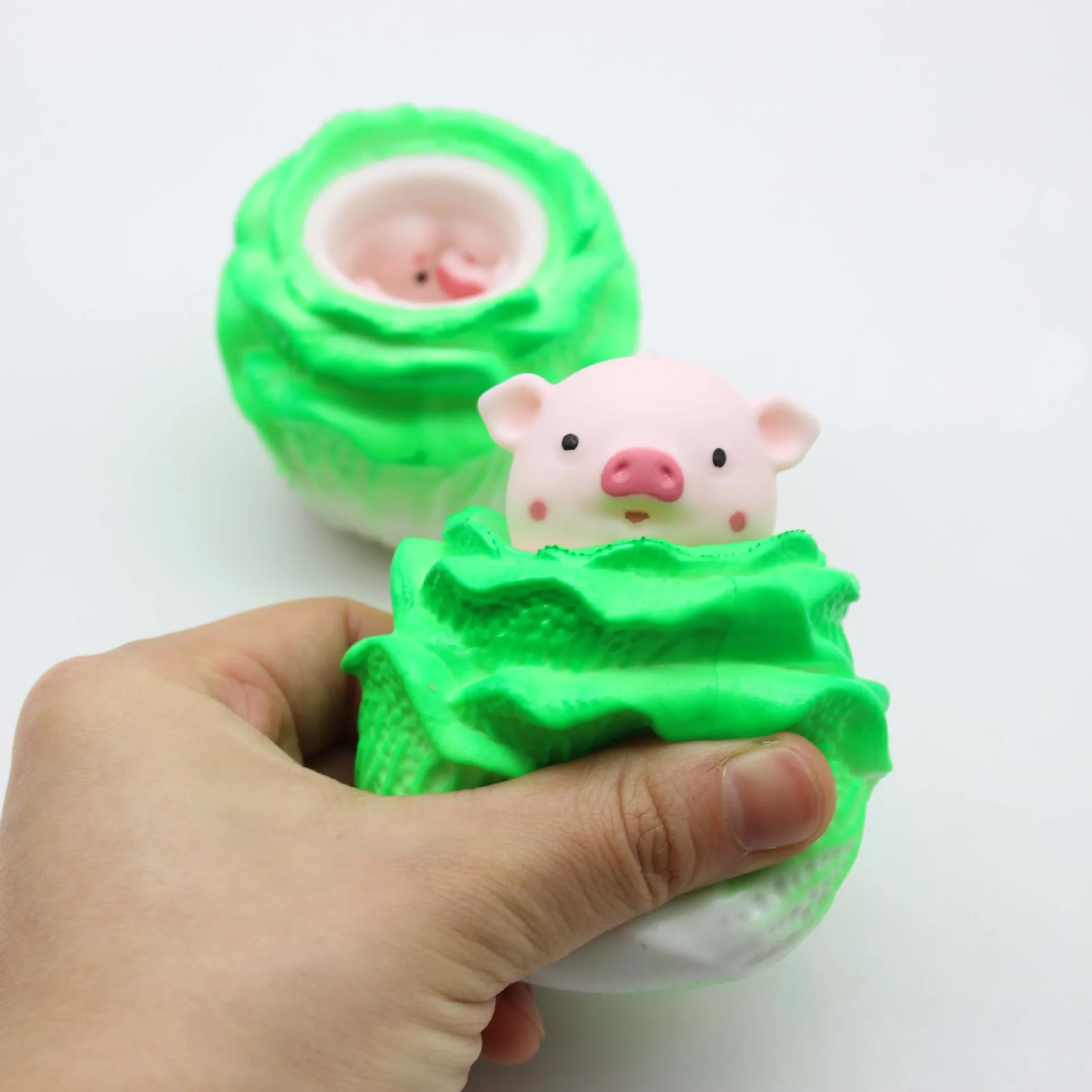 Jouet Anti-Stress chou cochon presser Fidget jouets Tpr Squishy Anti-Stress drôle soulagement du Stress pour enfants adultes cadeau accessoire J160