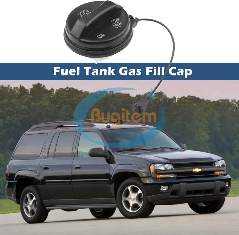 Fuel Tank Cover Gas Filler Cap with Tether 15794103 GT291 19432733 For Buick Chevrolet Cruze Colorado Canyon Tailblazer Saturn