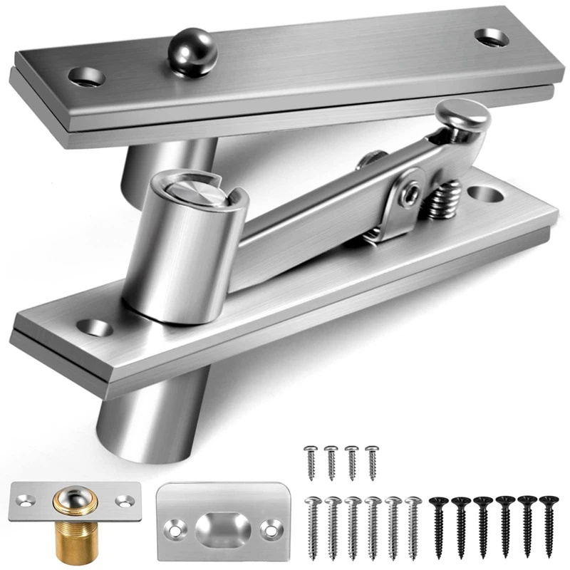 Door Pivot Hinges Heavy Duty Hinges For Max 200 Lb Wood Doors ,Pivot Hinges For  Door Bookcase,Secret Door