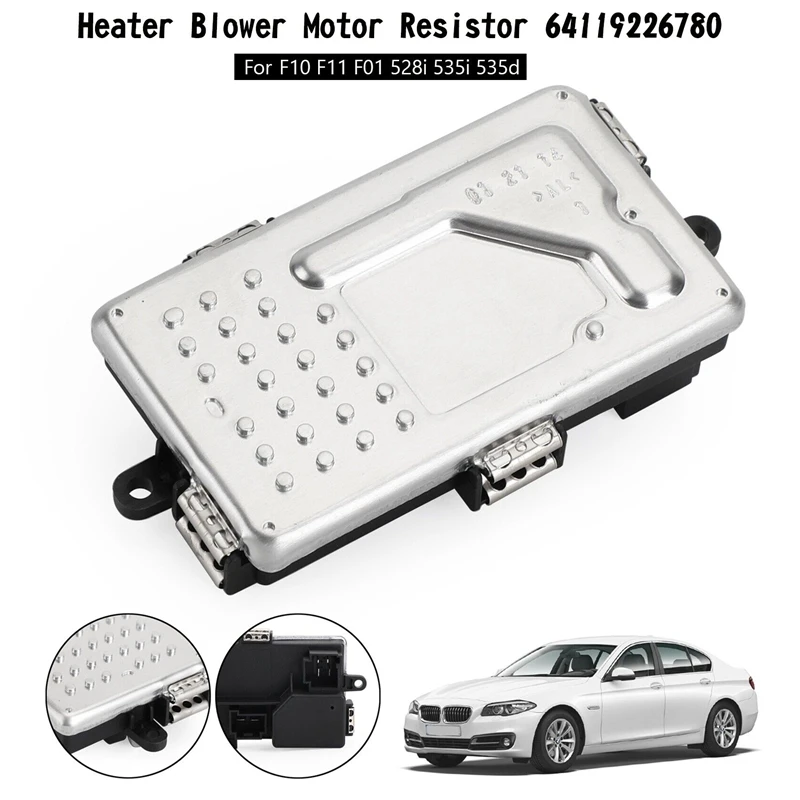 AC Heater Blower Motor Regulator Resistor For -BMW F10 F11 F01 64119311938 64119226780 64119355981