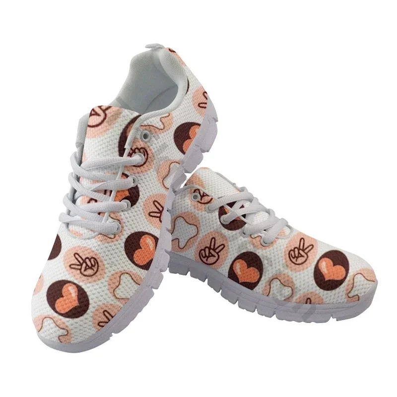 Mesh Platform Sneakers Detail View - Breathable Mesh Upper and Chunky Sole Close-Up