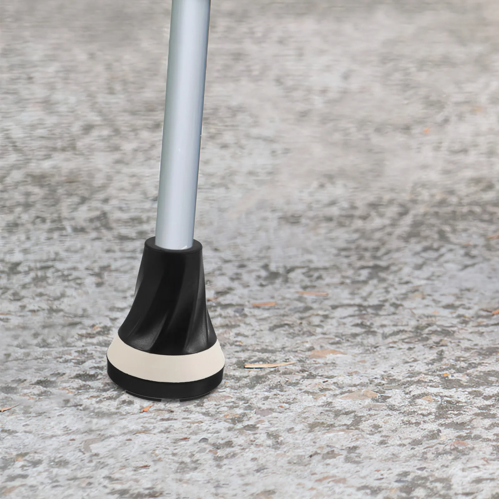 Rubber Cane Tips Heavy Duty Walking Stick Replacement Safety Cane Crutch Accessories Non Slip Large Round Foot Pad for Outdoor
