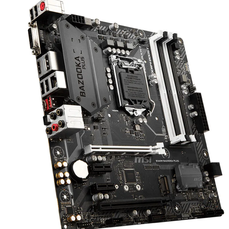 Imagem -04 - Placa-mãe Msi B360 B360m Bazooka Plus Lga 1151 8ª Geração Core i7 i5 i3 Pentium Celeron 64gb Ddr4 2666 Mhz 2400 Mhz 2133mhz