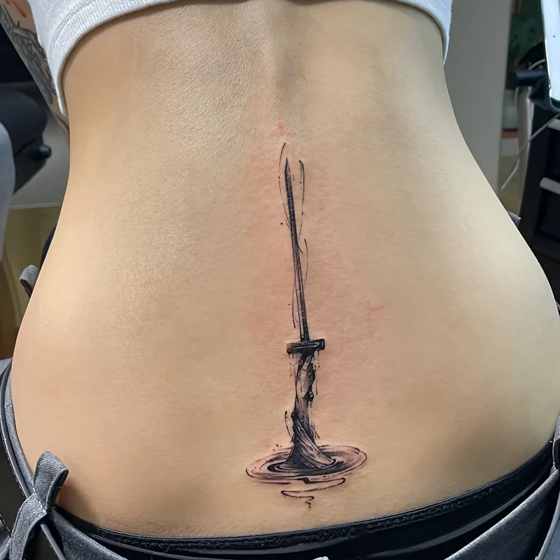 

6 large herbal tattoo stickers, lasting 7 to 15 days, waterproof and wear-resistant, with a realistic effect