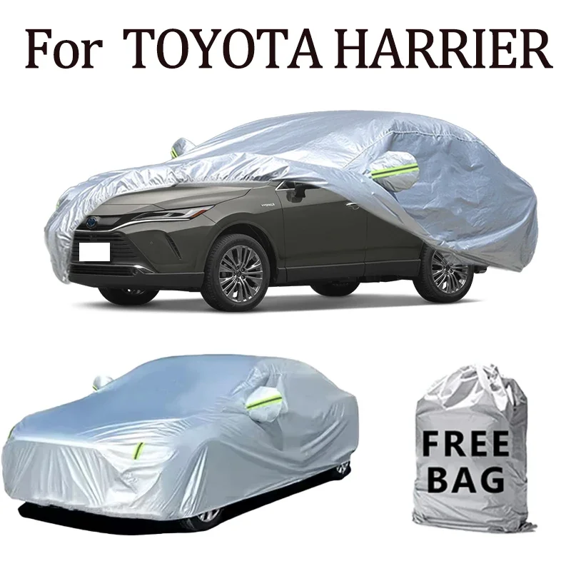 

For TOYOTA HARRIER Car Cover Outdoor Protection Covers Snow Sunshade Waterproof Dustproof Exterior UV Car Accessories