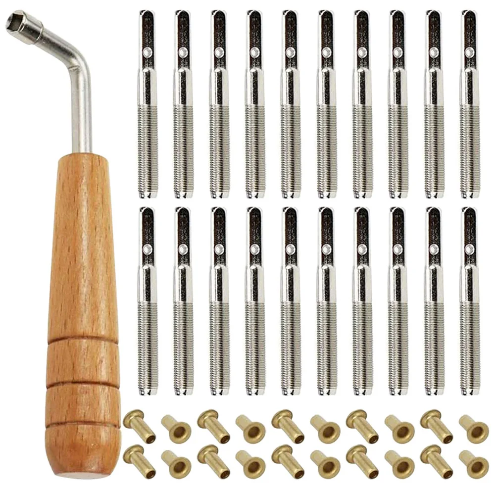 

1 Set Of Lyre Harp Pegs High-Quality Wood Metal String Tuning Pins Durable Replacement Parts For Harp Accessories Lyre String