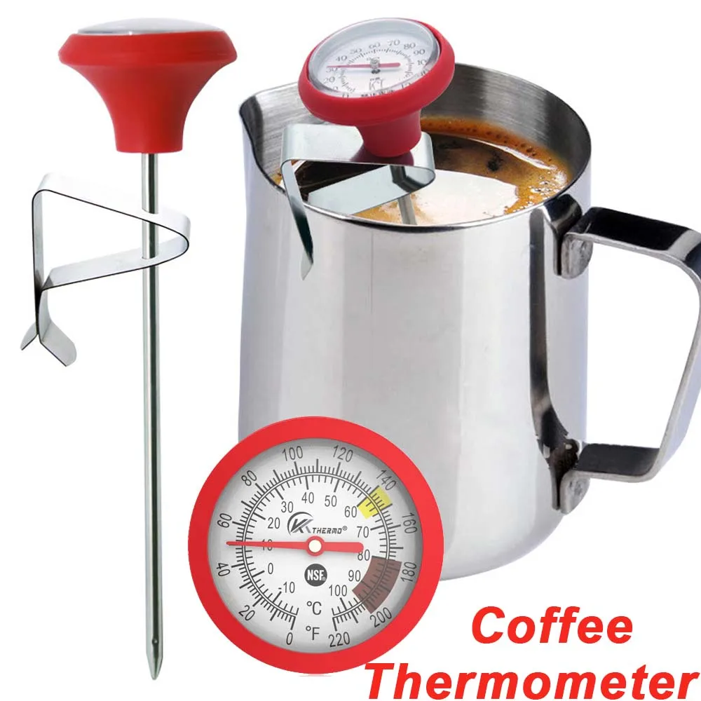 

-10~100°C Coffee Food Thermometer Milk Frothing Barista Professional Temperature Kitchen Barista Cafe Measure Tool Accessories