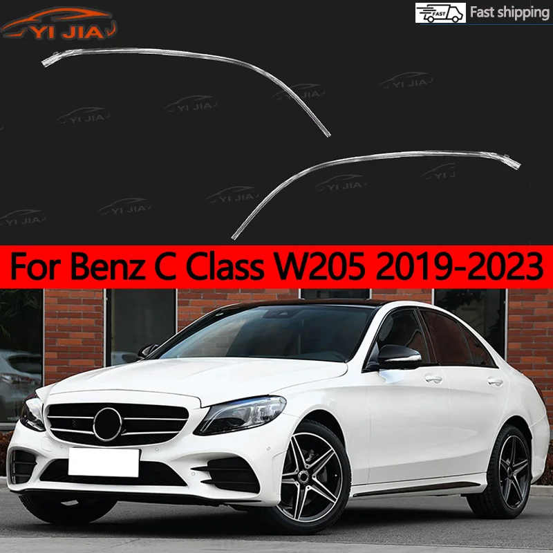 

Подходит для Mercedes-Benz C-класса W205 2019-2023: Световодная полоса для фар DRL, трубка дневных ходовых огней, ангельские глазки, высокая комплектация