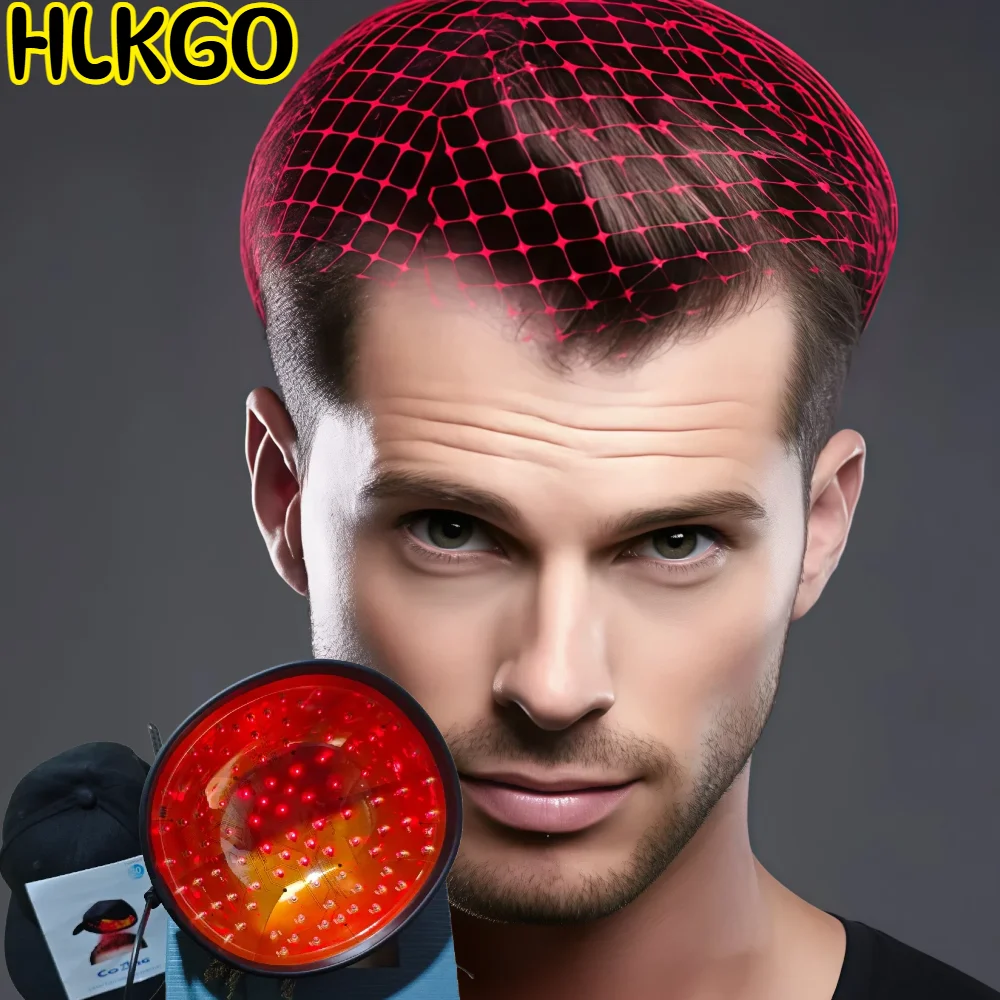 

Портативный домашний лазерный шлем 96 линий для стимуляции роста волос (лазерная терапия LLLT) при выпадении волос, лазерная кепка для роста волос