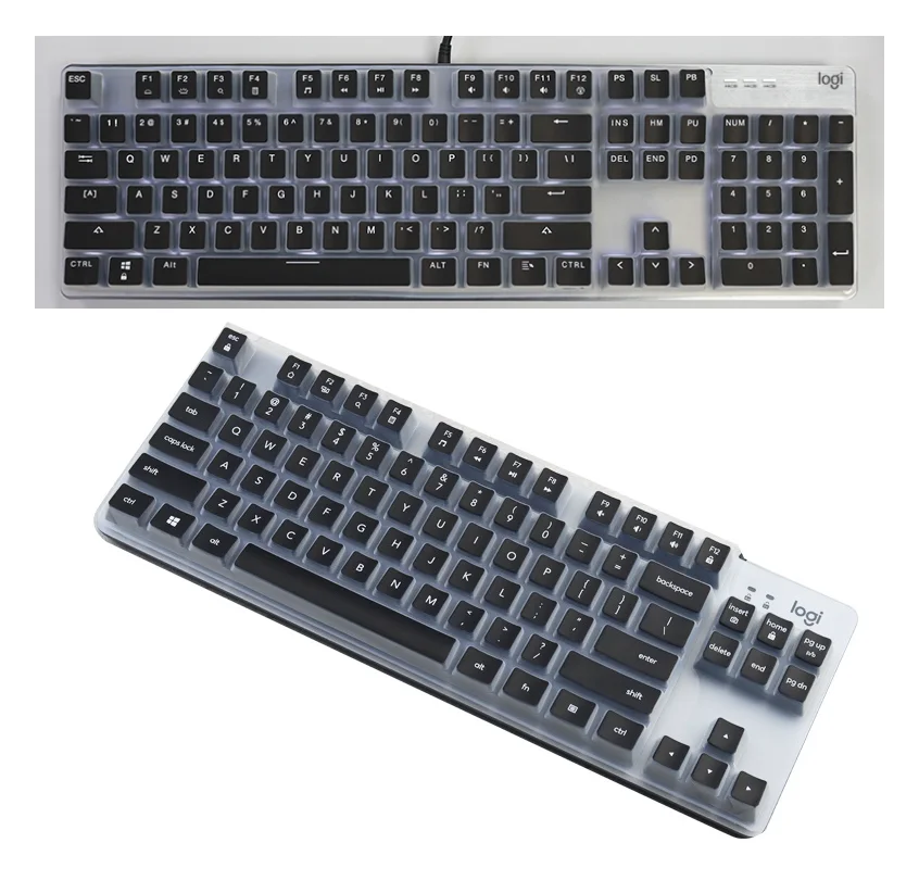 Silicone Laptop PC keyboard skin K 835 K 845 For Logitech K835 TKL  /  Logitech K845   Desktop Keyboard Cover Skin