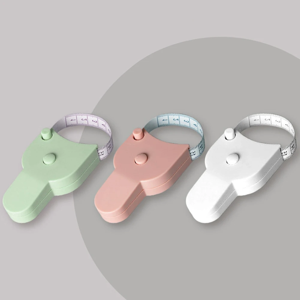 150 Cm Body Measuring Tape Retractable Measuring Tape Push Button Retract Body Measurement Tape Soft Retractable Measuring Tape