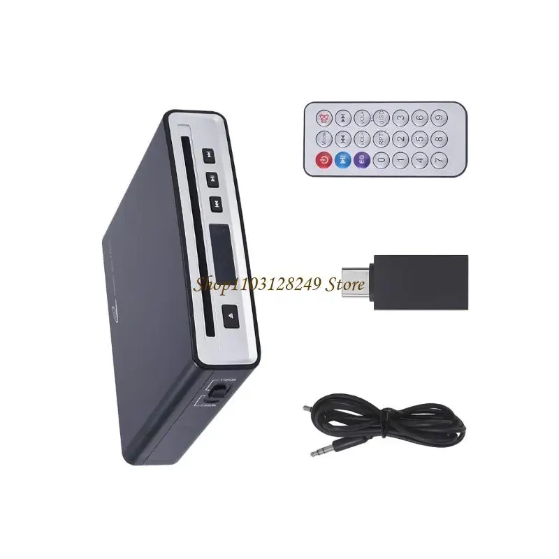 N5KD Practical Vehicle Music Device Including USB AUX Ports And Shockproof Build For Uninterrupted Play