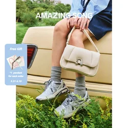 Amazing Song Alpha Bag Medium Shoulder Bag Sheep Leather