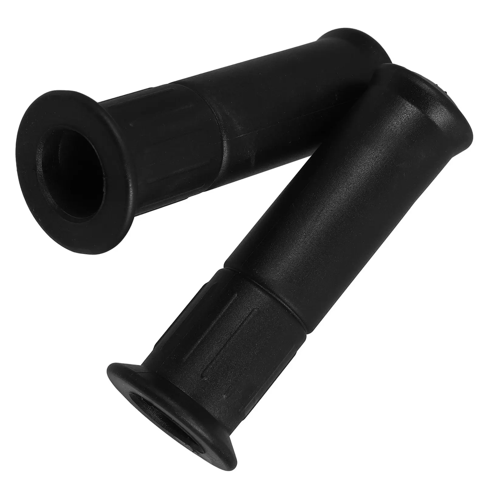 2Pcs Ergonomic Wheelchair Handle Grips Thickened PVC Non-Slip Texture Replacement for Wheelchair Accessories Grocery Cart Handle