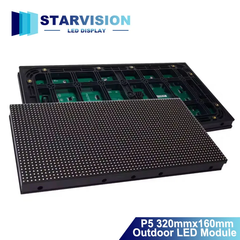 Immagine 5: Modulo LED P5 per Esterni ad Alta Frequenza di Aggiornamento 320x160mm Pannello Display LED a Colori Impermeabile